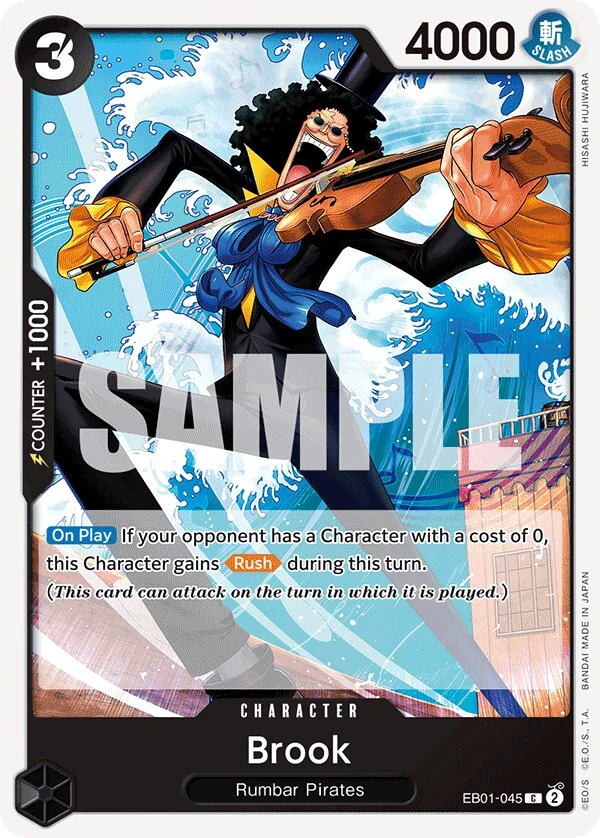 Carte One Piece anglaise Brook EB01-045 C