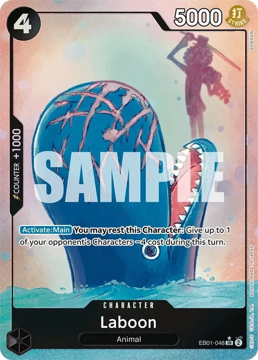 Carte One Piece anglaise EB01-048 Laboon (version 2)