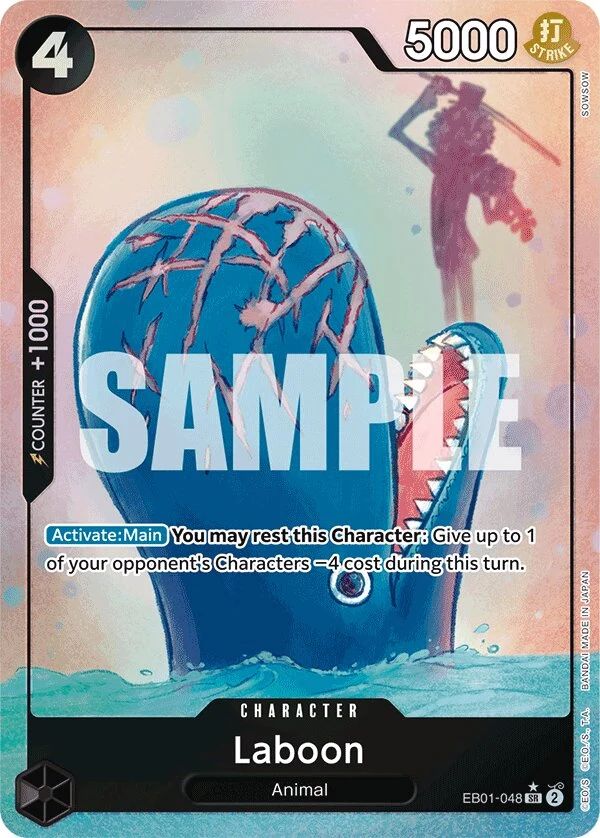Carte One Piece anglaise Laboon EB01-048 SR