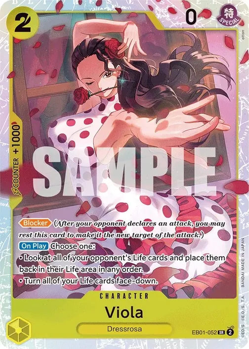 Carte One Piece anglaise EB01-052 Viola