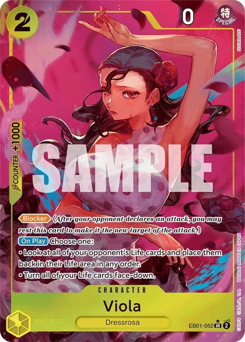 Carte One Piece anglaise EB01-052 Viola (version 2)