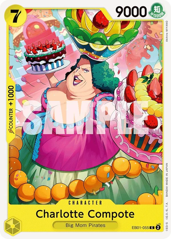 Carte One Piece anglaise Charlotte Compote EB01-055 C