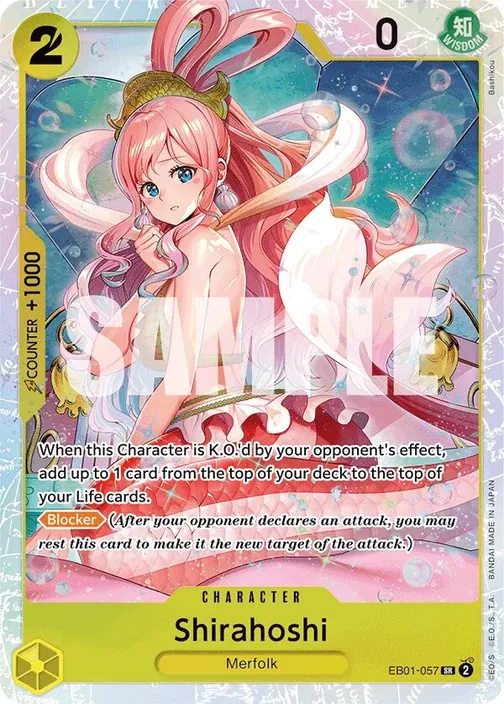 Carte One Piece anglaise EB01-057 Shirahoshi