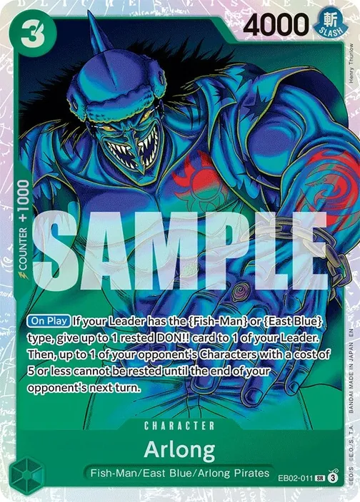 Carte One Piece anglaise EB02-011 Arlong