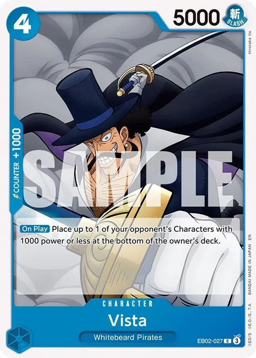 Carte One Piece anglaise EB02-027 Vista