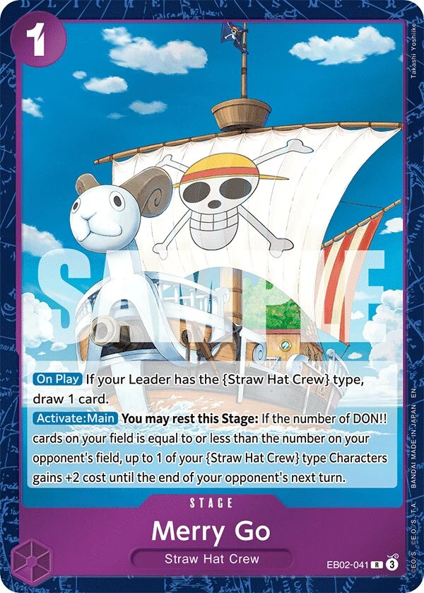 Carte One Piece anglaise Merry Go EB02-041 R