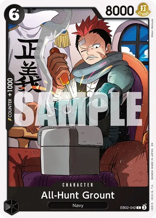 Carte One Piece anglaise EB02-042 All-Hunt Grount