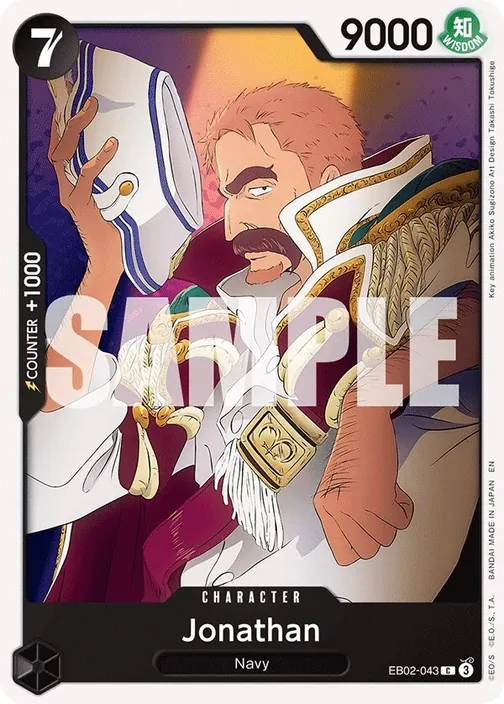 Carte One Piece anglaise EB02-043 Jonathan