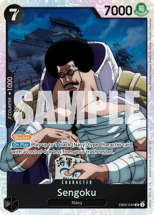 Carte One Piece anglaise Sengoku EB02-044 SR
