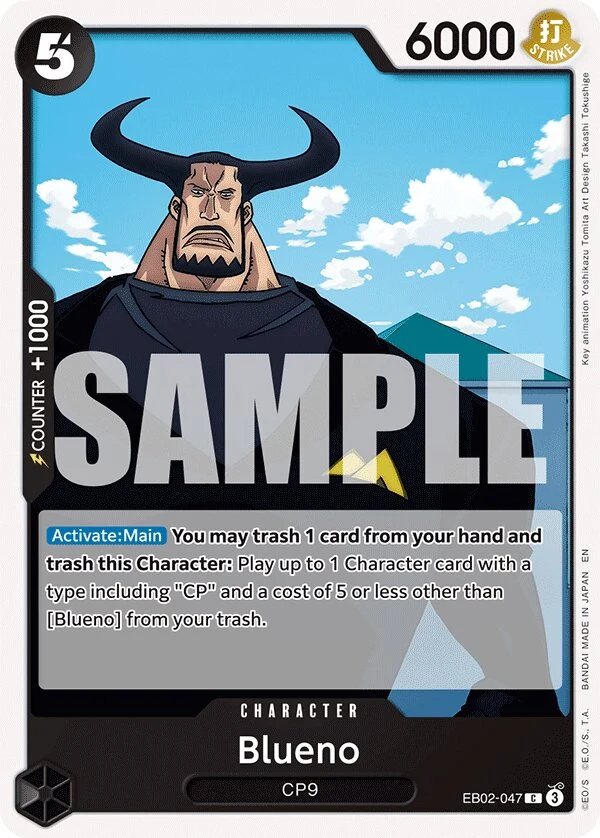 Carte One Piece anglaise Blueno EB02-047 C