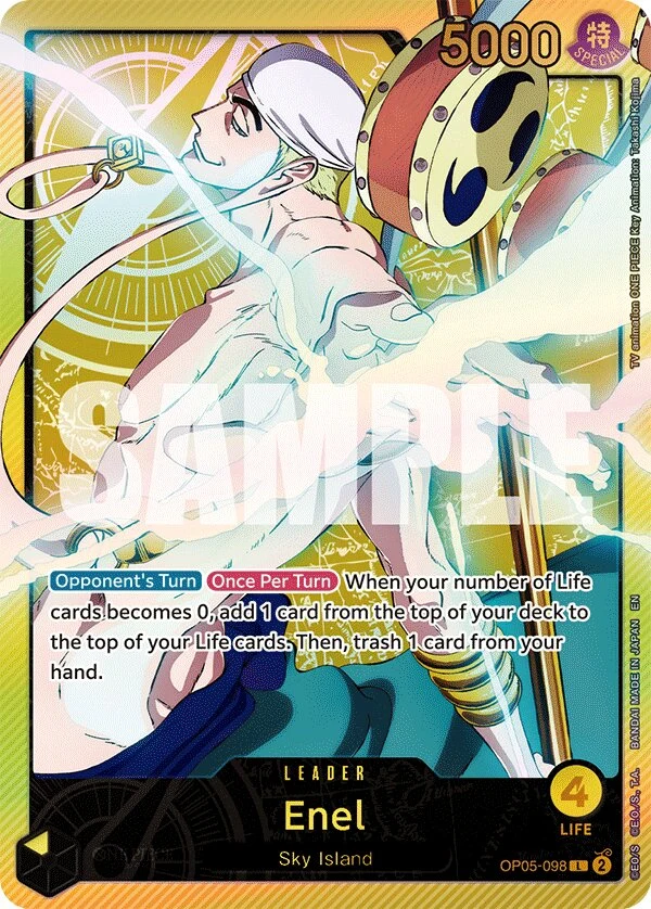 Carte One Piece anglaise Enel OP05-098 L