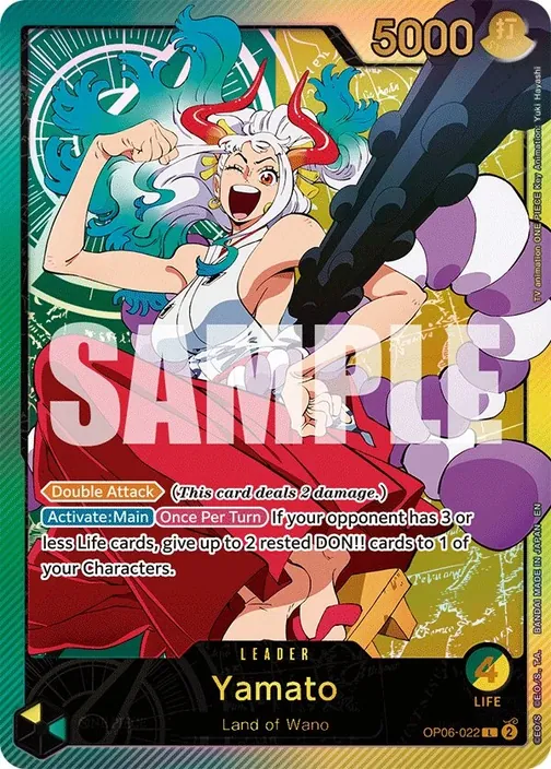 Carte One Piece anglaise OP06-022 Yamato (version 3)