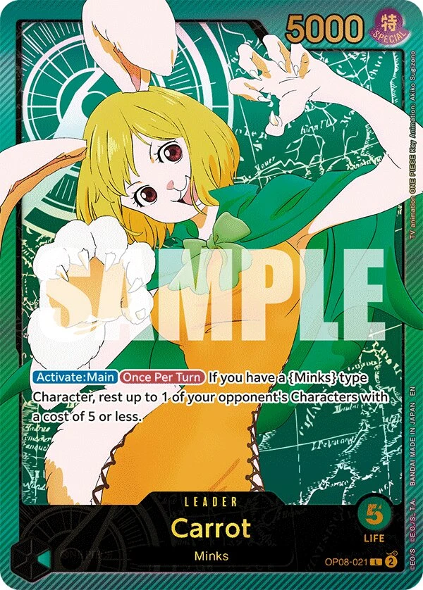 Carte One Piece anglaise Carrot OP08-021 L