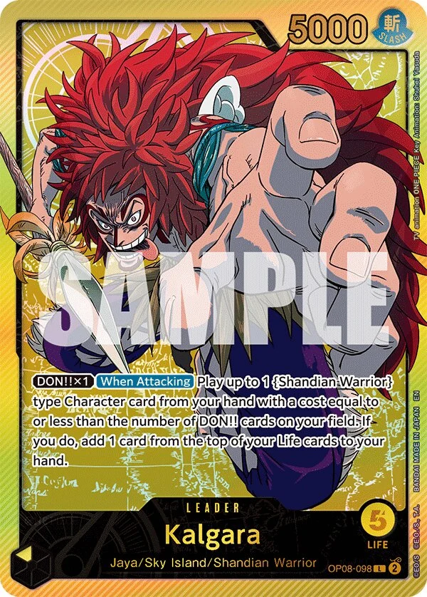 Carte One Piece anglaise Kalgara OP08-098 L