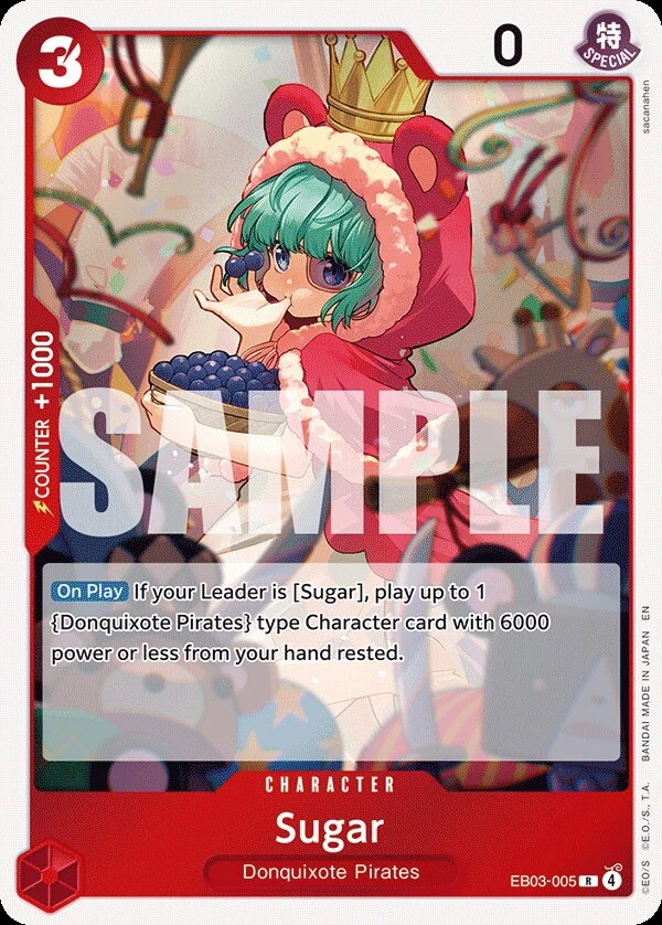Carte One Piece anglaise Sugar EB03-005 R