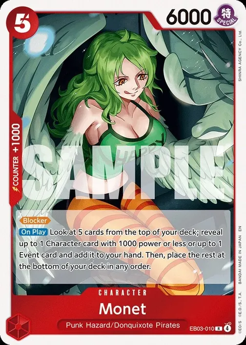 Carte One Piece anglaise EB03-010 Monet