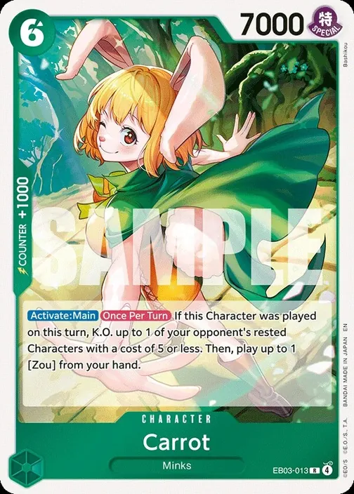 Carte One Piece anglaise EB03-013 Carrot