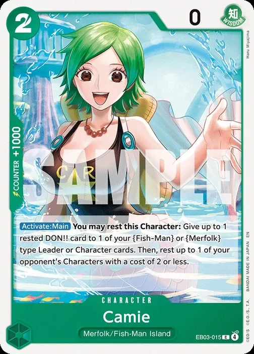 Carte One Piece anglaise EB03-015 Camie