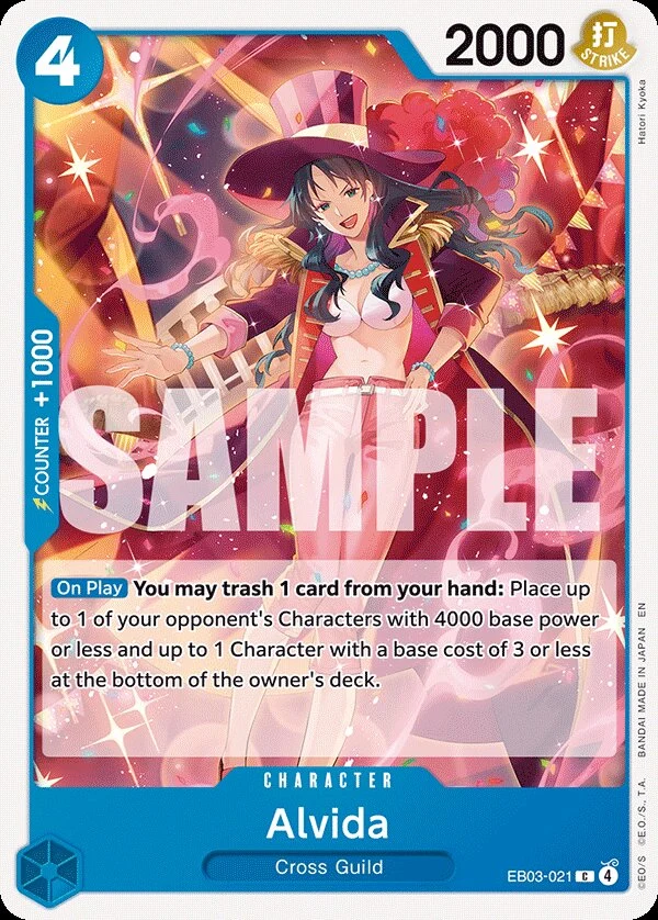 Carte One Piece anglaise Alvida EB03-021 C