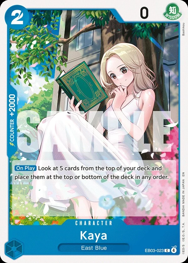 Carte One Piece anglaise Kaya EB03-023 C
