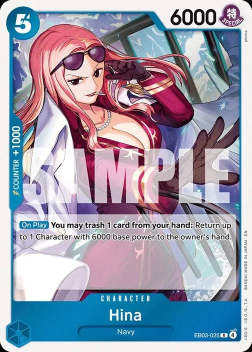 Carte One Piece anglaise EB03-025 Hina