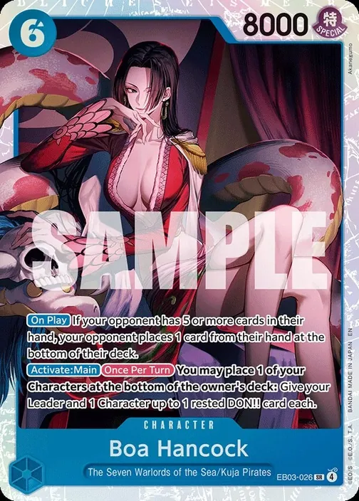Carte One Piece anglaise EB03-026 Boa Hancock