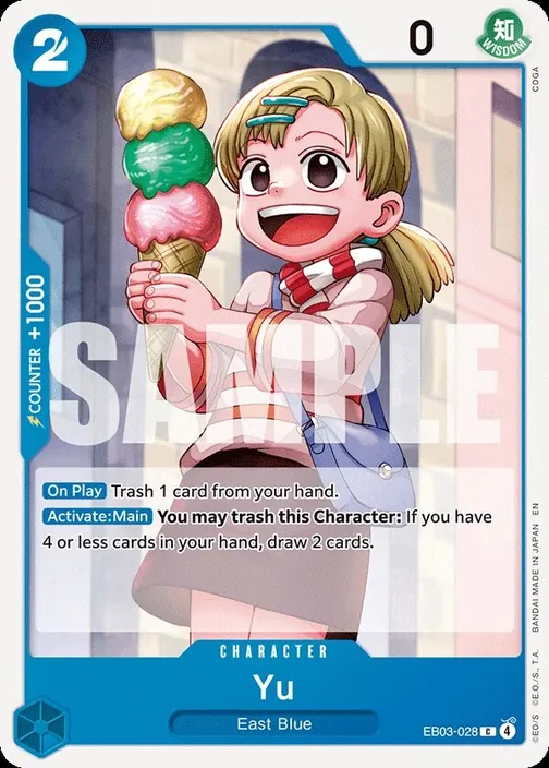 Carte One Piece anglaise EB03-028 Yu
