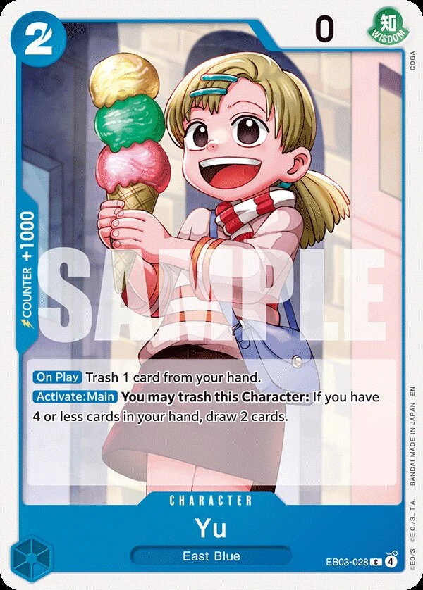 Carte One Piece anglaise Yu EB03-028 C