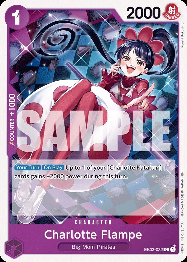 Carte One Piece anglaise Charlotte Flampe EB03-032 C