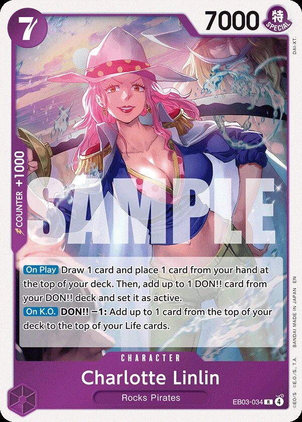 Carte One Piece anglaise Charlotte Linlin EB03-034 R