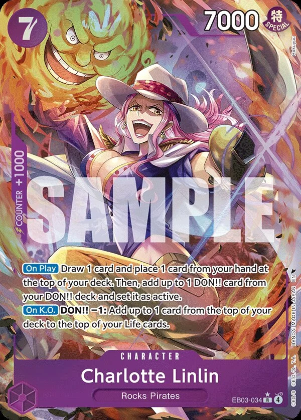 Carte One Piece anglaise Charlotte Linlin EB03-034 R