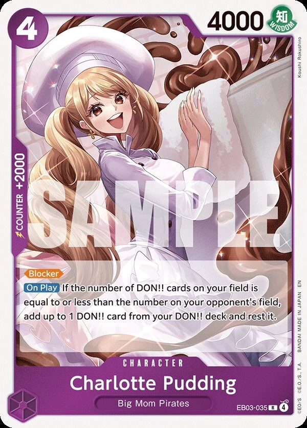 Carte One Piece anglaise Charlotte Pudding EB03-035 R