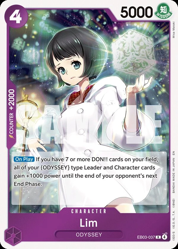 Carte One Piece anglaise Lim EB03-037 R