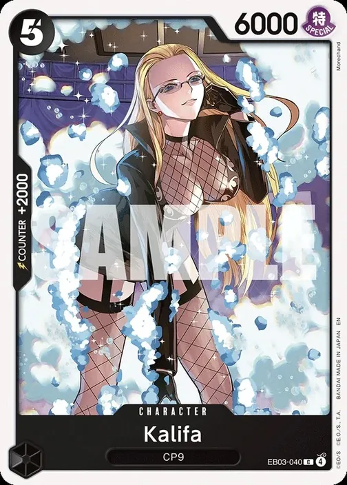 Carte One Piece anglaise EB03-040 Kalifa