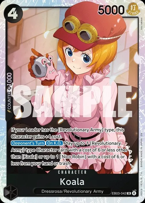 Carte One Piece anglaise EB03-042 Koala