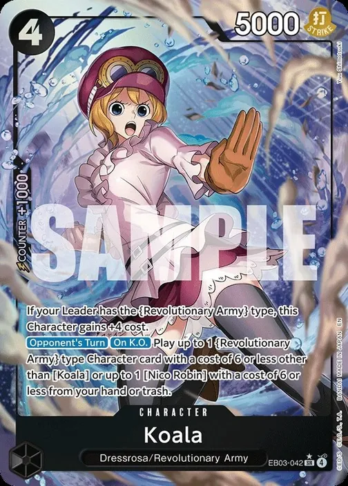 Carte One Piece anglaise EB03-042 Koala (version 2)