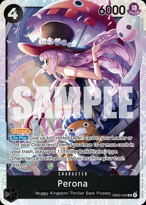 Carte One Piece anglaise EB03-045 Perona