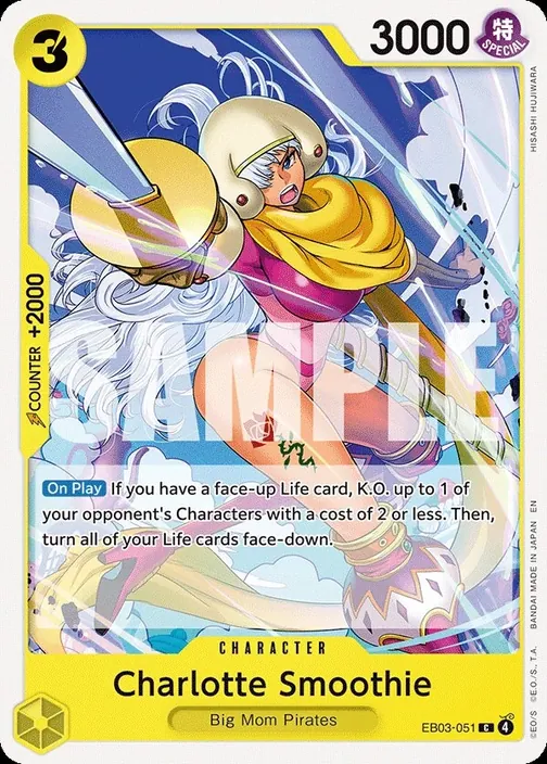 Carte One Piece anglaise EB03-051 Charlotte Smoothie