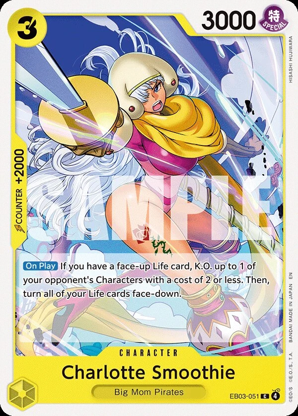Carte One Piece anglaise Charlotte Smoothie EB03-051 C