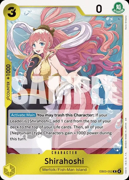 Carte One Piece anglaise EB03-052 Shirahoshi