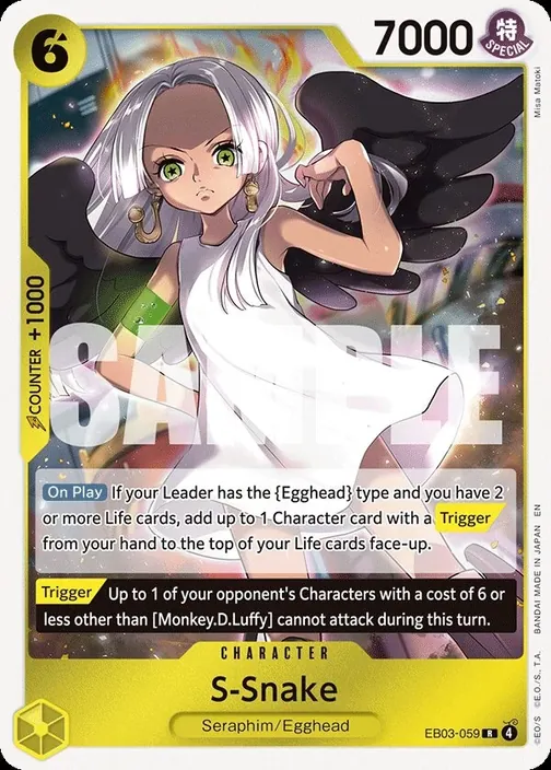 Carte One Piece anglaise EB03-059 S-Snake