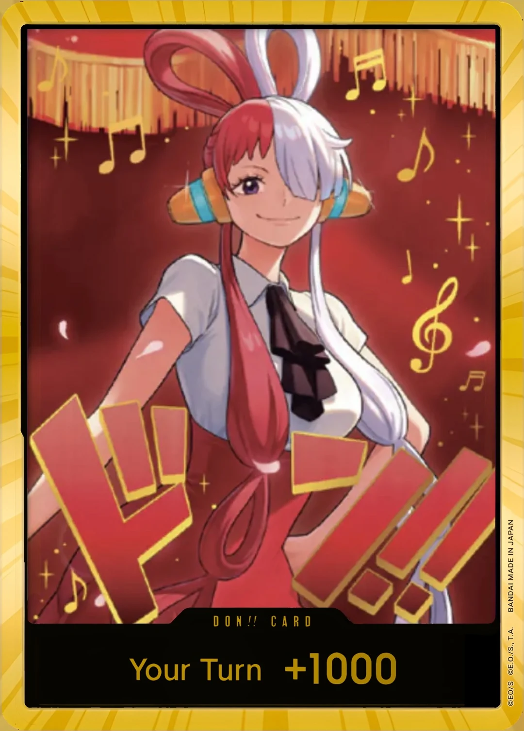 Carte One Piece anglaise DON!! Card Uta
