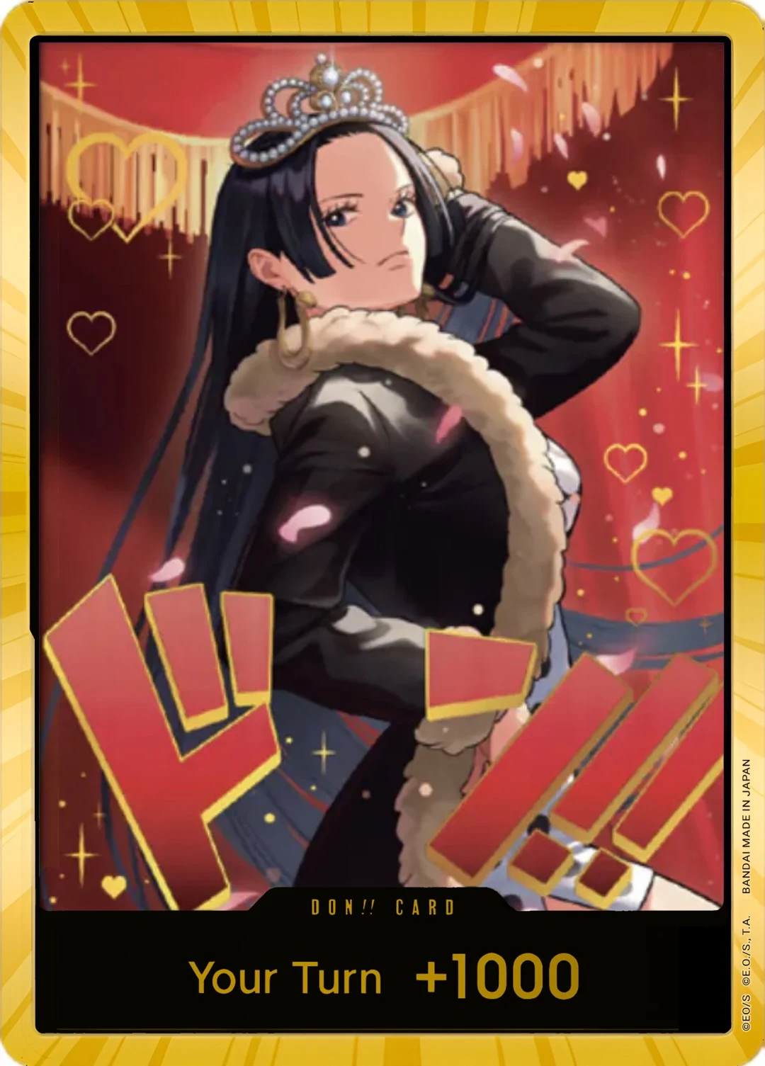 Carte One Piece anglaise DON!! Card Boa Hancock