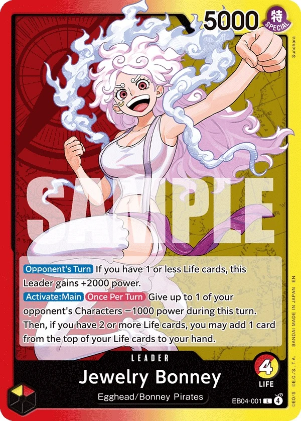 Carte One Piece anglaise Jewelry Bonney EB04-001 L