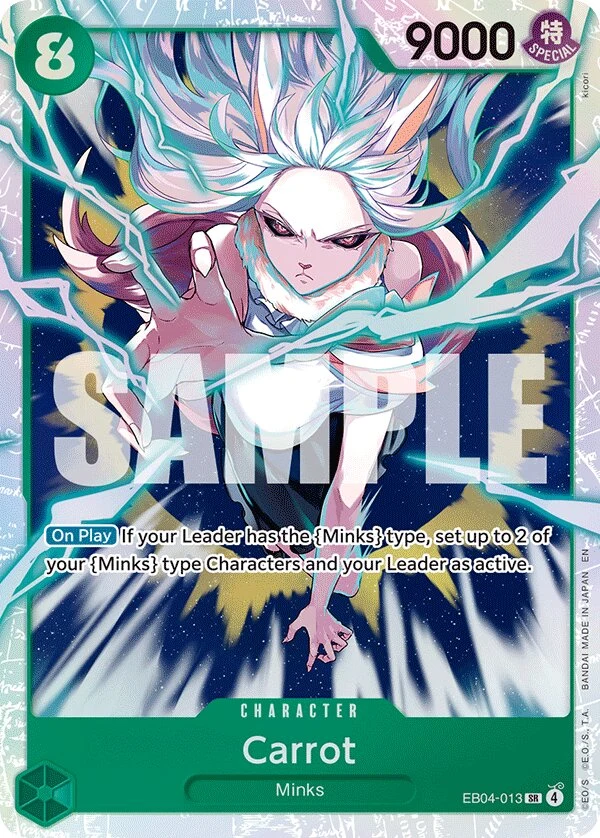 Carte One Piece anglaise Carrot EB04-013 SR
