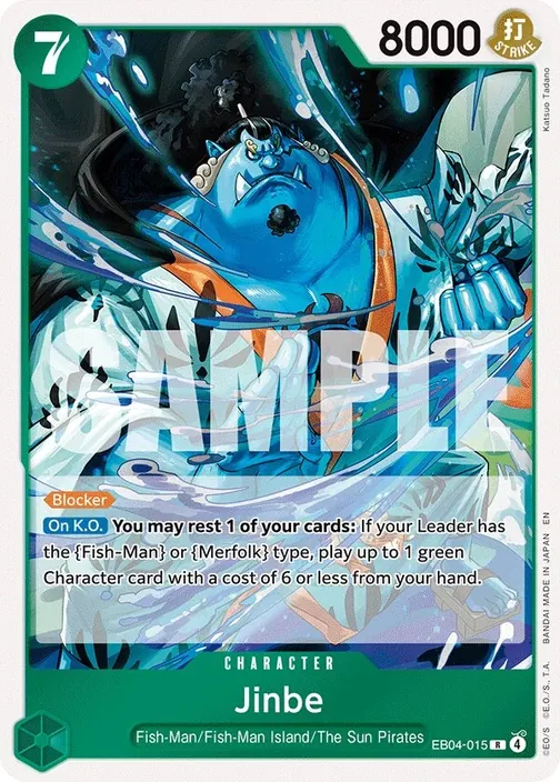 Carte One Piece anglaise EB04-015 Jinbe