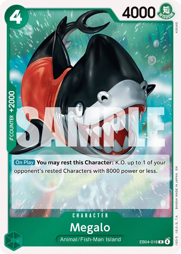 Carte One Piece anglaise Megalo EB04-018 R