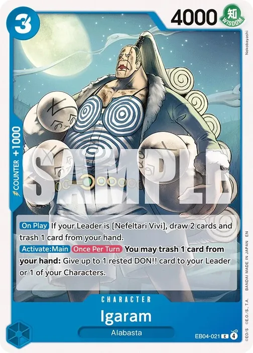 Carte One Piece anglaise EB04-021 Igaram