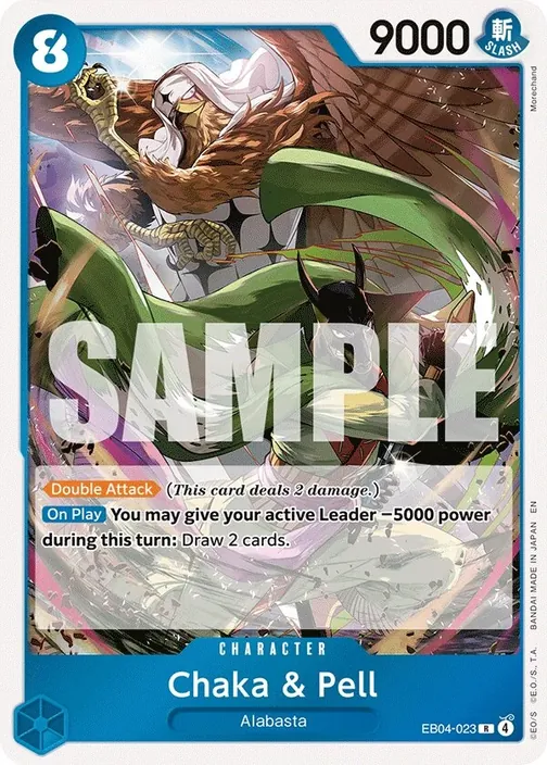 Carte One Piece anglaise EB04-023 Chaka & Pell