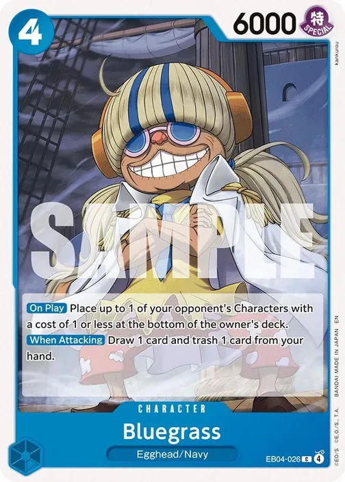 Carte One Piece anglaise EB04-026 Bluegrass